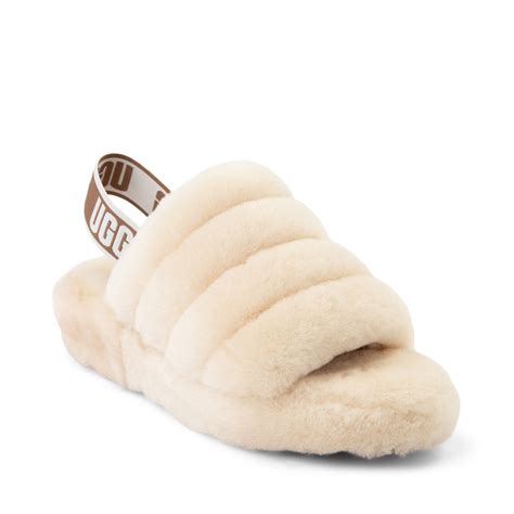 Womens Ugg® Fluff Yeah Slide Sandal Natural Journeys