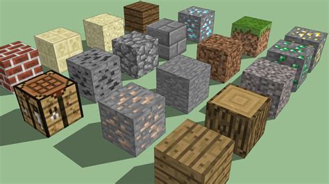 Minecraft Blocks 3d Warehouse