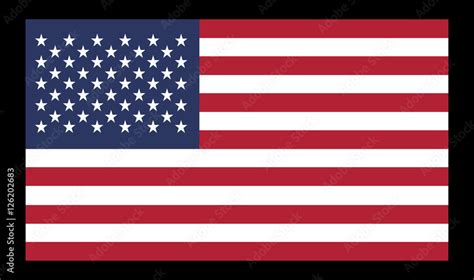 vector image of american flag flag of the usa united states of american flag background flag
