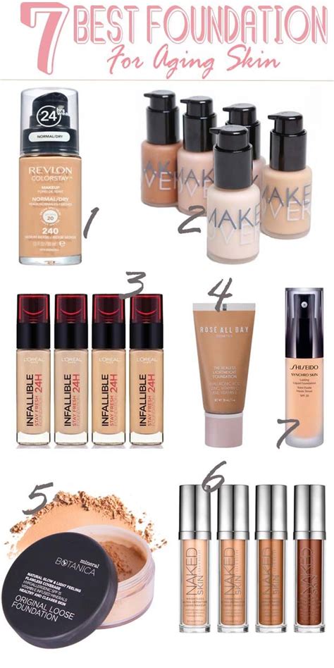 7 Best Foundation For Aging Skin 2019 636 No Foundation