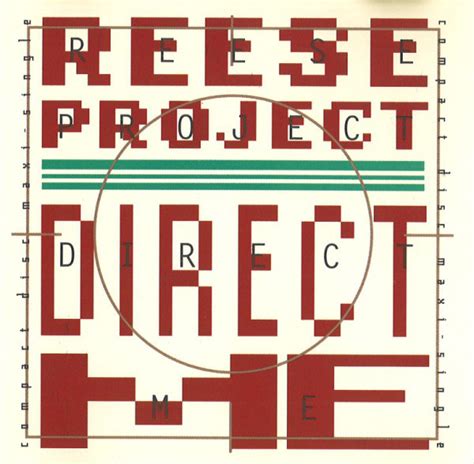 Reese Project Direct Me 1991 Cd Discogs