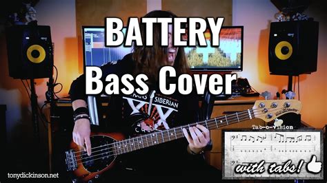 Tony Dickinson Metallica Battery Bass Cover W Tabs Youtube