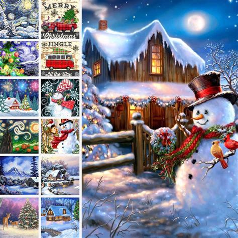 Christmas Diamond Painting Kits for Adults Diamond Painting Tools and