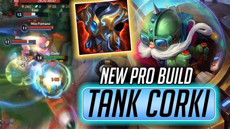 NEW TANK CORKI BUILD IS INSANE PRO CHALLENGER BUILD WILD RIFT YouTube