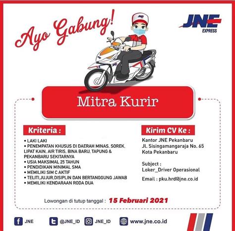 We did not find results for: Loker Kurir Jne Pemalang / Lowongan Kerja J T Express ...