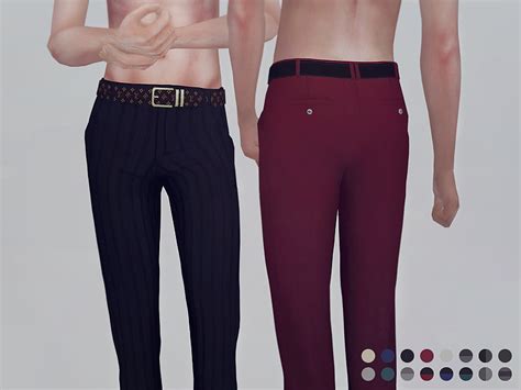 Kk Basic Slacks M 네이버 블로그 Sims 4 Male Clothes Sims 4 Men Clothing