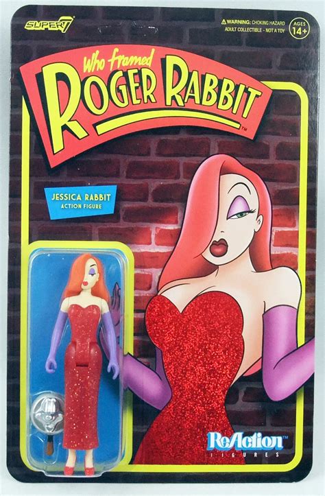 Who Framed Roger Rabbit Super ReAction Figure Set Of Roger Jessica Stupid Smarty