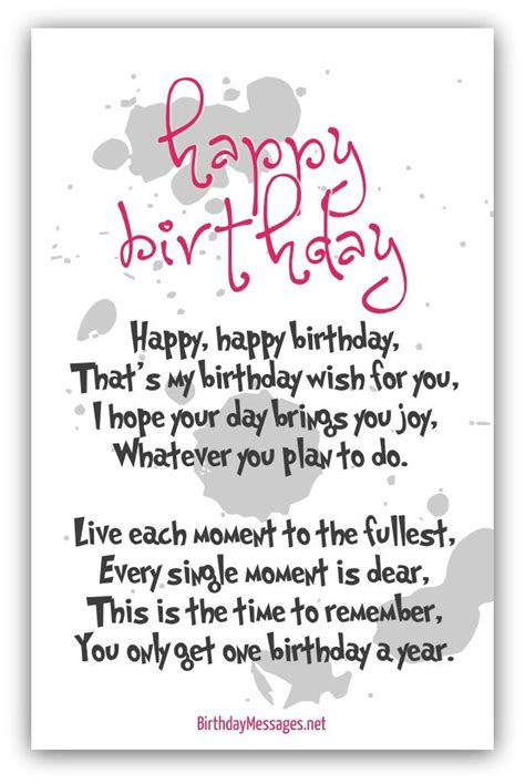 Birthday Poems Heartfelt Humorous And Happy Birthday Poems