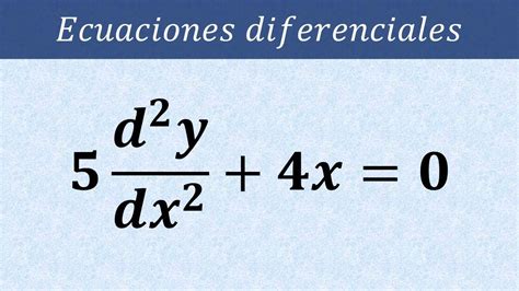 Ejemplos De Ecuaciones Diferenciales Lineales Y No Lineales Opciones