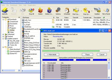 It is easy to use, very powerful, and one of the best video and media downloaders available on the platform. Baixar a última versão do Internet Download Manager grátis ...