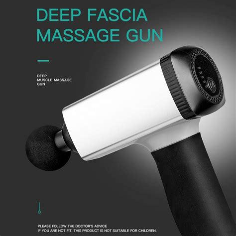 Deep Muscle Fascia Massage Gun 5 Speed Cordless Tissue Massager Muscle Portable Massage Body
