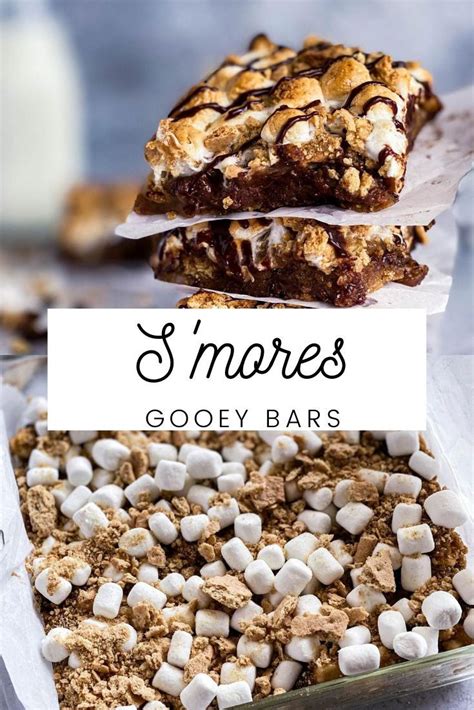 chewy easy s mores bars recipe smore recipes dessert recipes easy smores bar recipe