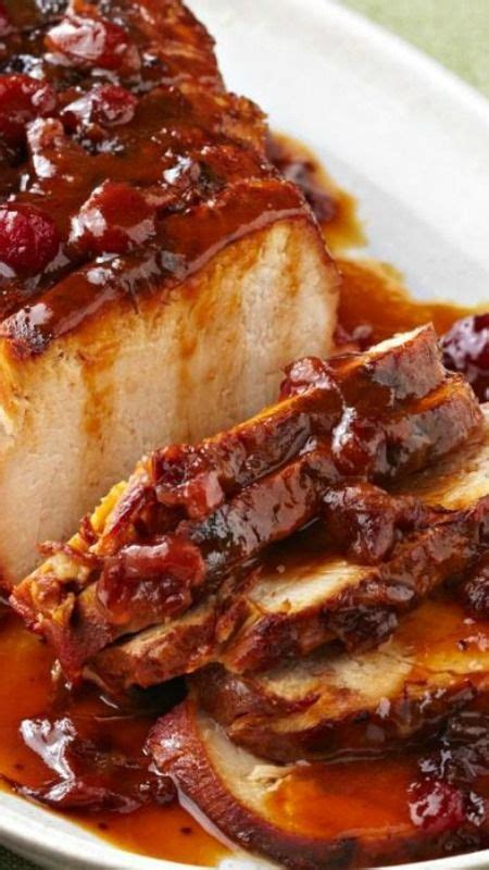 Cover meat to keep warm. Slow-Cooker Cranberry-Orange Pork Roast ~ Cranberry sauce ...