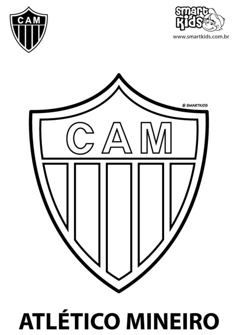 Download logo atletico mineiro brazil svg eps png psd ai vector. Desenhos para colorir: Futebol brasileiro | Espaço Renda