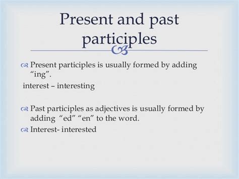 When To Use Past Participle Complete Pet Irregular Past Simple And