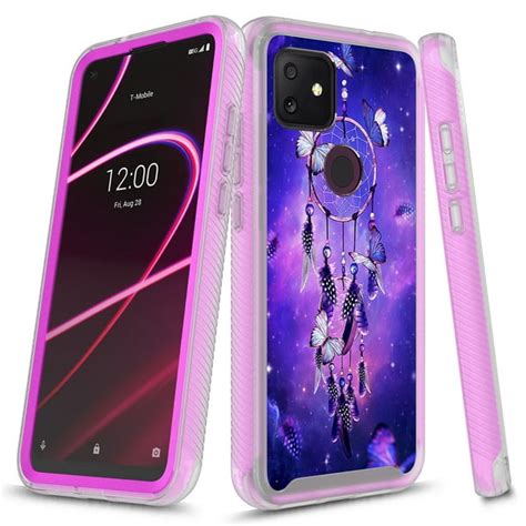 T Mobile Revvl 4 Plus Case Rosebono Graphic Design Shockproof Impact