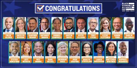 Black Economic Alliance Pac Congratulates 20 Endorsed Candidates On