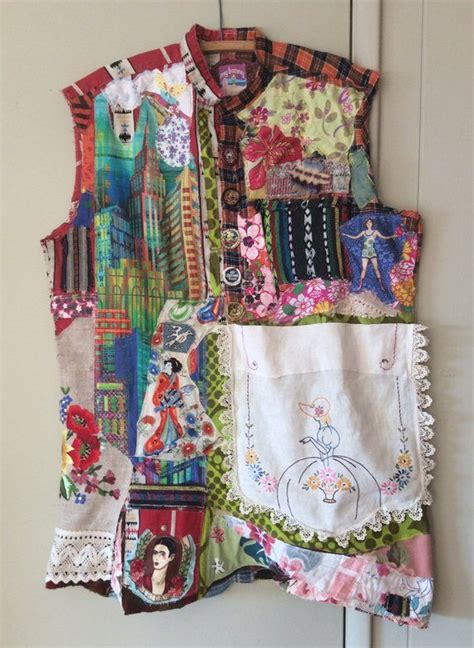 Artisan Dream Dress My Bonny Wearable Fabric Collage Folk Art