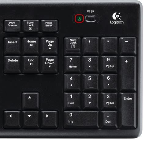 Индикаторы Caps Lock и Num Lock на клавиатуре K270 Logitech Поддержка