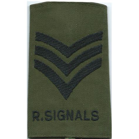 Sergeant R Signals 264 Sas Signal Squadron Nco Or Officer Cadet Rank