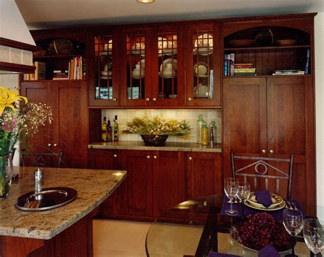 If staining, you want to know how the wood grain will show and how the wood color affects the color of the stain. Cherry Kitchen Cabinets for More Beautiful Workspace ...