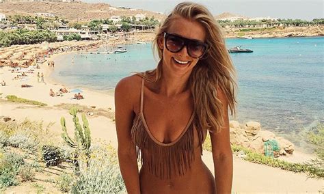 Anna Heinrich Sizzles In Barely There Bikini While Showcasing Killer Tan Daily Mail Online