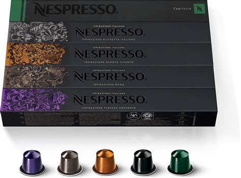 50 Original Nespresso Coffee Capsules Mixed Amazonit Alimentari E