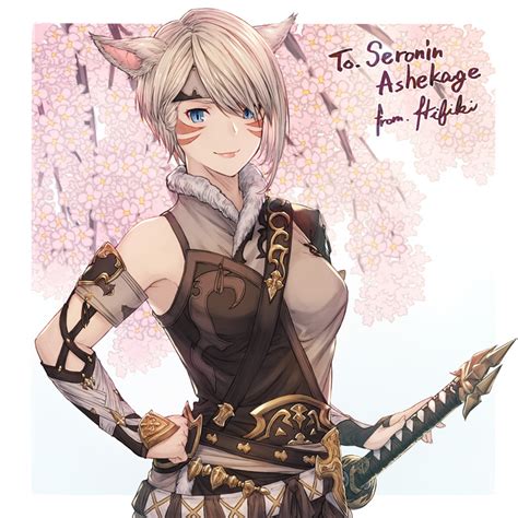 ivris avatar ff14 miqo te final fantasy final fantasy xiv commentary commission 1girl