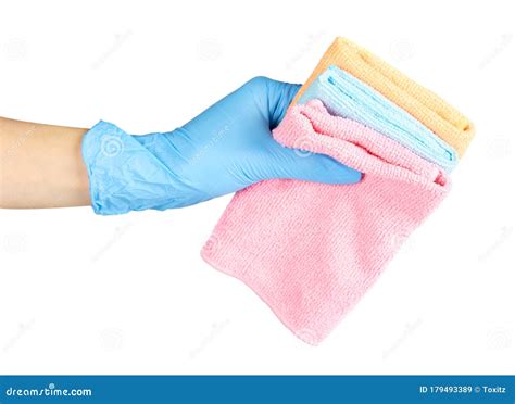 Colored Cleaning Rag Stock Image Image Of Hygiene Wipe 179493389
