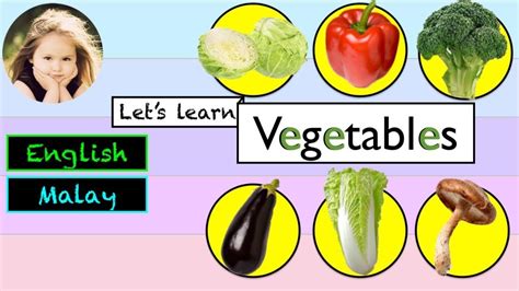 Vegetables Lembaran Kerja Prasekolah Tema Sayur Sayuran Cikgu Fieza