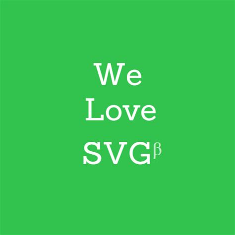 We Love SVG offers Open Source Icons for UI Design