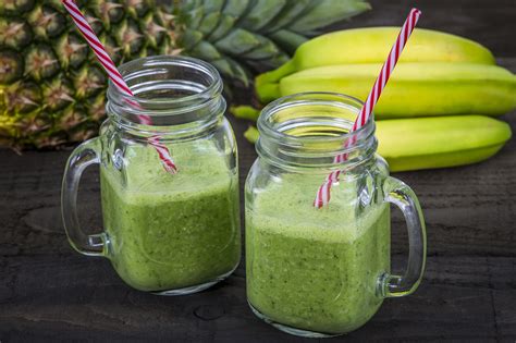 It tastes like a special treat, one that you get to have for breakfast. Kale, Pineapple, and Almond-Milk Smoothie | Milk smoothie ...