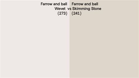 Farrow And Ball Wevet Vs Skimming Stone Side By Side Comparison