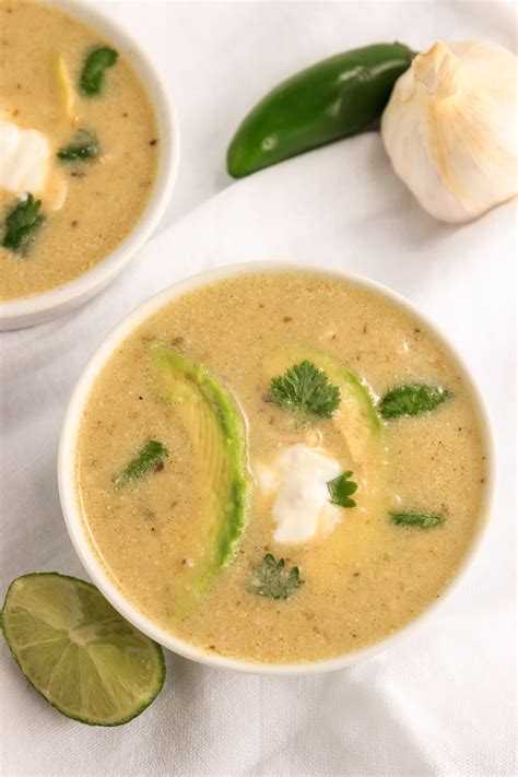 Walk into almost any taqueria in this country and you will find chile verde on the menu. Instant Pot Creamy Chile Verde Chicken Soup | Beauty and ...