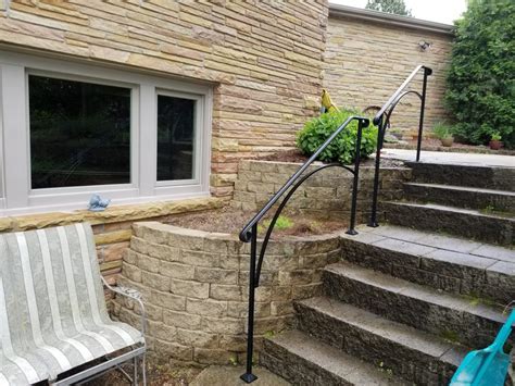 Diy Handrails Installation Outdoor Stair Railing Kits