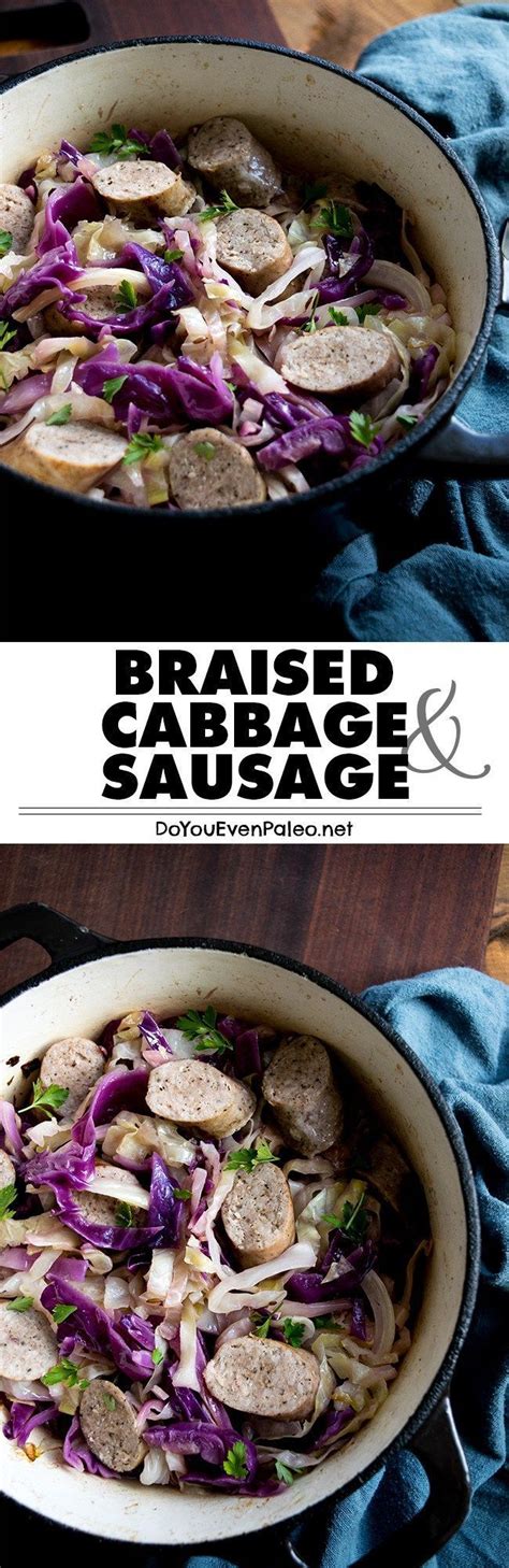 Braised cabbage is a vibrant side dish, perfect for christmas or a roast dinner at any time of year. Braised Cabbage & Sausage recipe - a simple, hearty ...