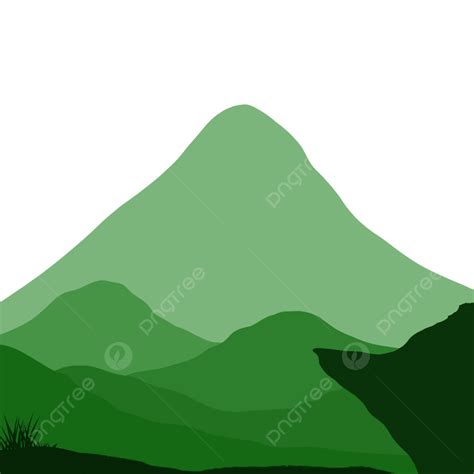 Green Mountains Clipart