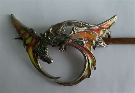 Dragon Hair Pin Perfect Gift For The Lover Of Game Of Etsy