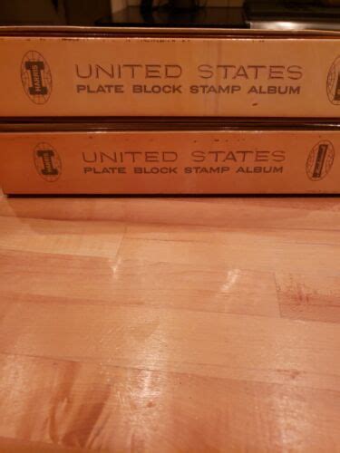 United States Plate Block Collection 2 Volumes He Harris 1938 1970