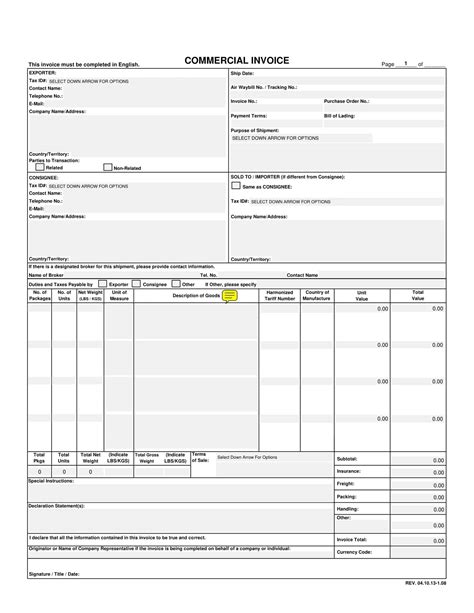 Free Printable Invoice Templates Excel Word Pdf Blank Download