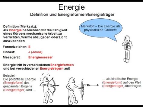 Chemical energy is the energy stored between chemical compounds. FC Physik 07 Energie Def - YouTube