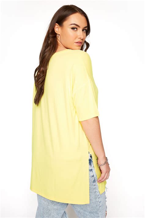 Camiseta Amarilla Oversized Yours Clothing
