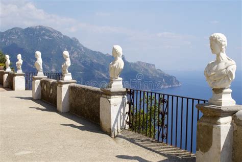 Ravello Villa Cimbrone Balcony Amalfi Coast Stock Image Image Of