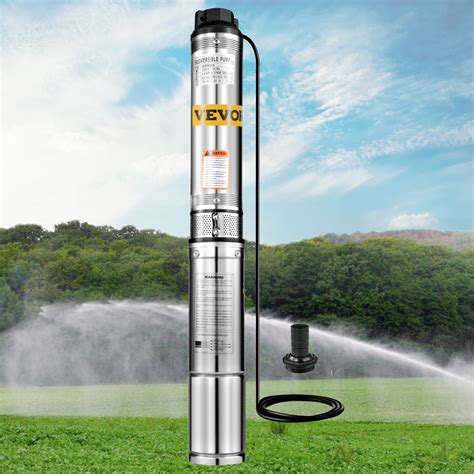 Vevor 05115p23hp Submersible Bore Water Pump Deep Well Irrigation