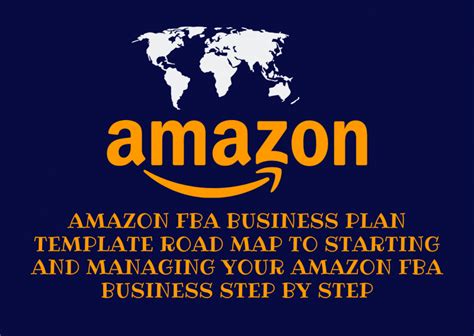 Amazon Fba Business Plan Template Road Map To Starting And Managing