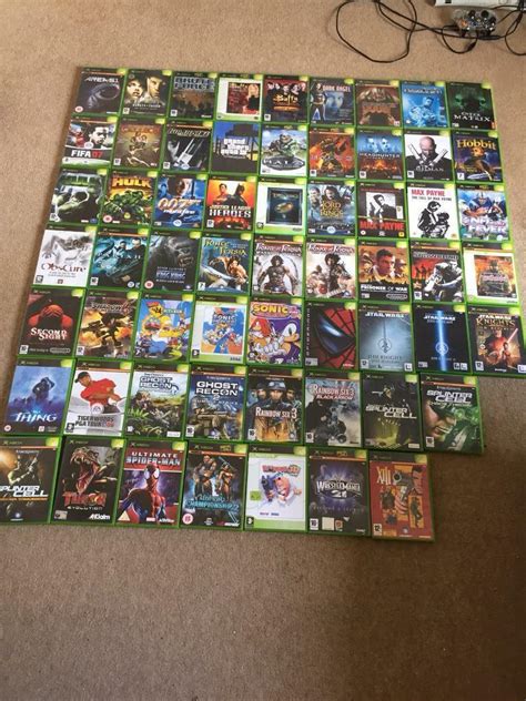 60 Xbox Original Games Plus Console In Market Harborough