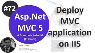 Deploying Mvc Application On Iis Asp Net Mvc Codegpt