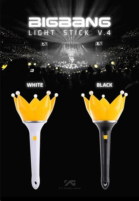 Yesasia Big Bang Fan Light Stick Version 4 White Male Stars