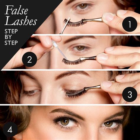 how to wear fake eyelashes for beginners step by step tutorial lashes fake eyelashes fake
