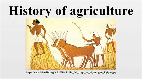 History Of Agriculture Youtube